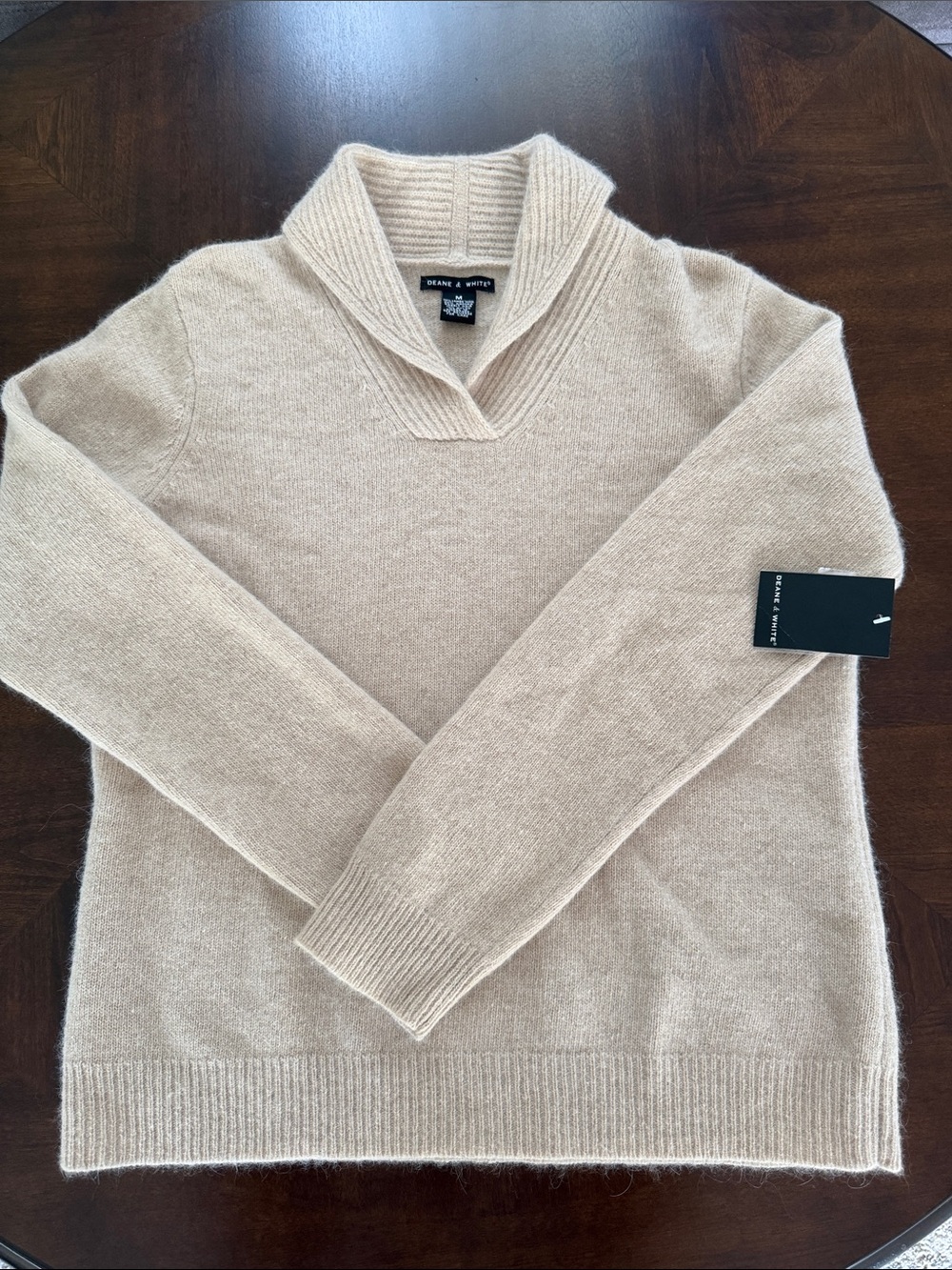 Deane & White Wool/Angora blend sweater style Brunello Cucinelli colour Beige